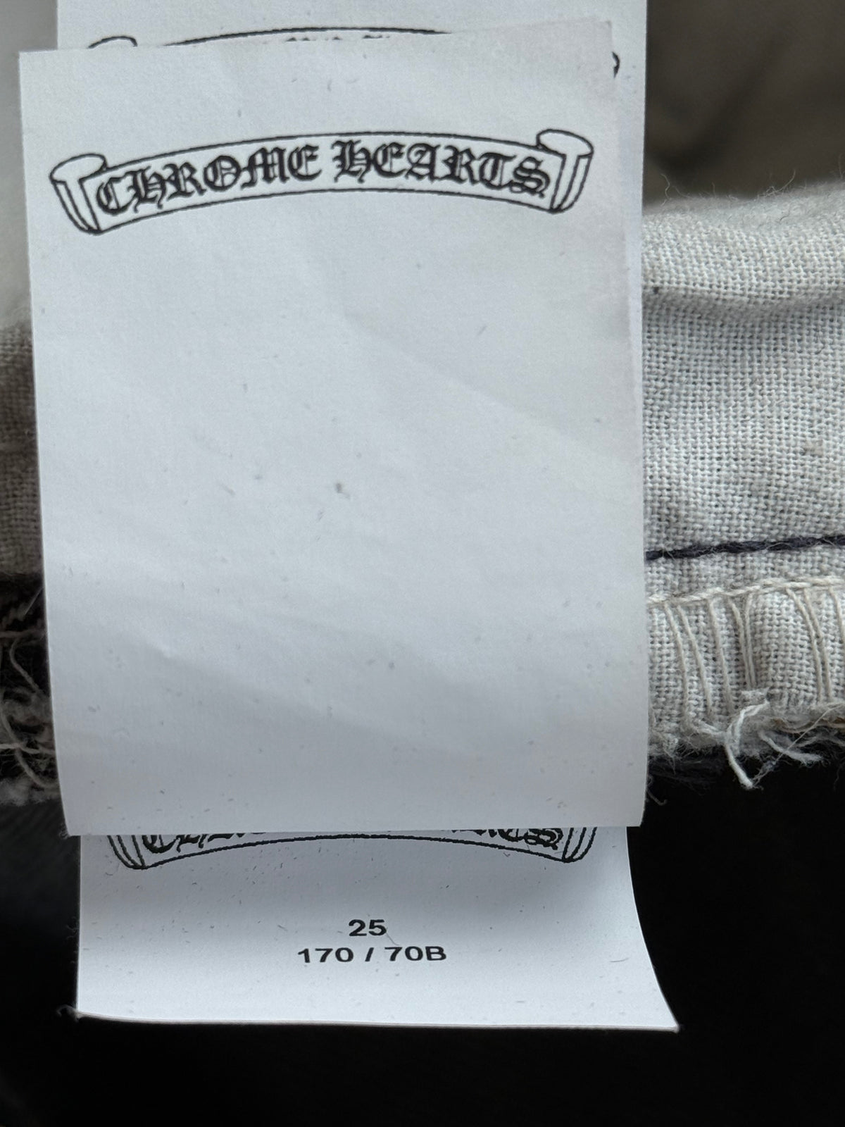 Chrome Hearts Levis Dark Blue Cross Patch Jeans
