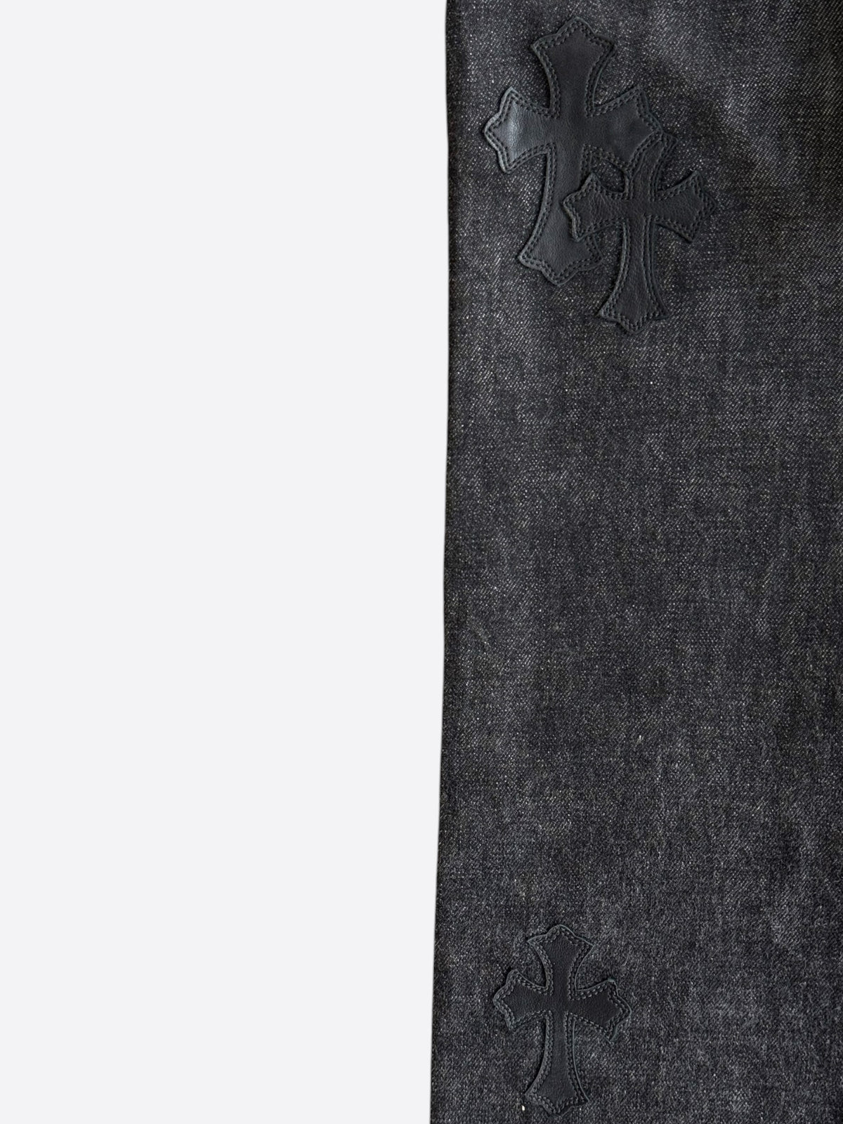 Chrome Hearts Levis Dark Blue Cross Patch Jeans