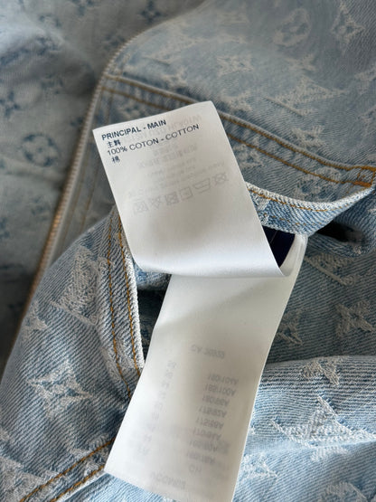Louis Vuitton NBA Monogram Denim Zip Up Jacket