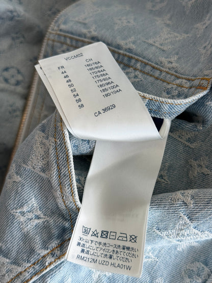 Louis Vuitton NBA Monogram Denim Zip Up Jacket