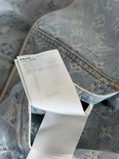 Louis Vuitton NBA Monogram Denim Zip Up Jacket