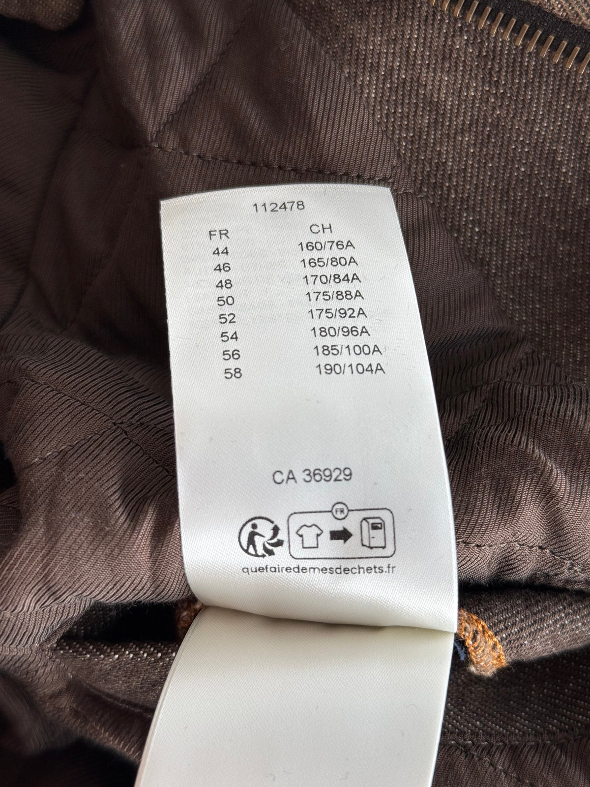 Louis Vuitton Faded Brown Embroidered Logo Bomber Jacket