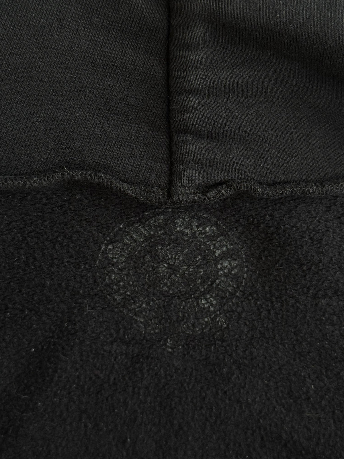 Chrome Hearts Black & White Script Logo Hoodie