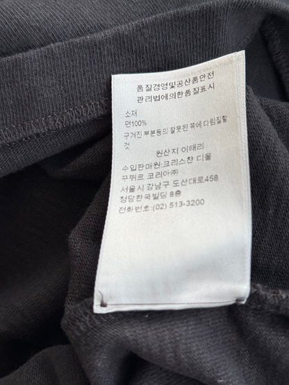 Dior Black & White Christian Dior Couture Distressed T-Shirt