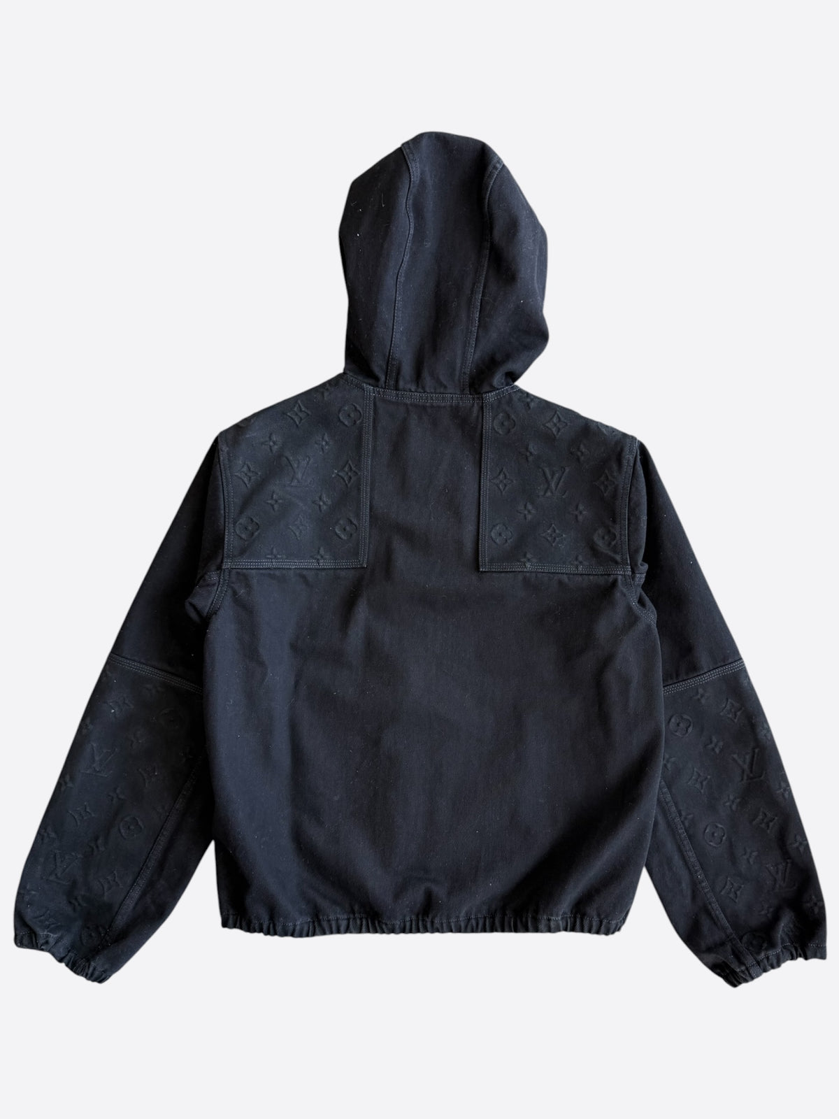 Louis Vuitton Black Monogram Carpenter Hooded Jacket
