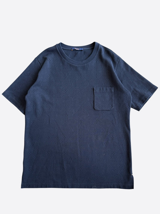 Louis Vuitton Navy Monogram Pocket T-Shirt