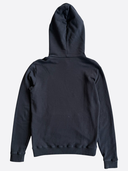 Saint Laurent Black & White Logo Hoodie