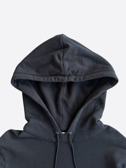 Saint Laurent Black & White Logo Hoodie