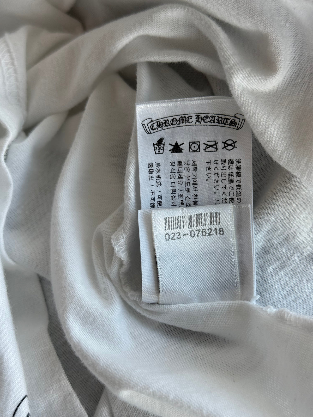 Chrome Hearts White & Black Welcome To Las Vegas T-Shirt