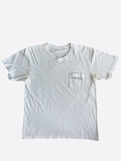 Chrome Hearts White & Black Scroll Logo T-Shirt