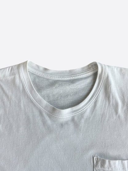 Chrome Hearts White & Black Scroll Logo T-Shirt
