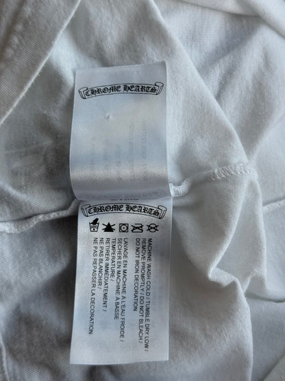 Chrome Hearts White & Black Scroll Logo T-Shirt