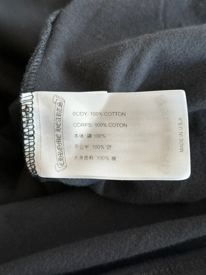 Chrome Hearts Black & Grey Staff Horseshoe Logo Longsleeve T-Shirt