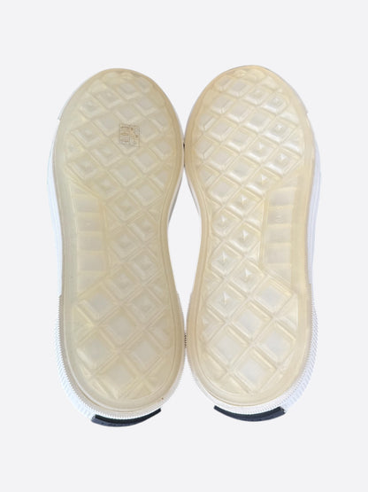 Amiri White & Blue Stars Low Top Sneakers