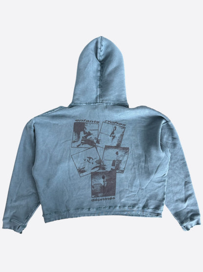 Enfants Riches Deprimes Blue School Days Distressed Hoodie