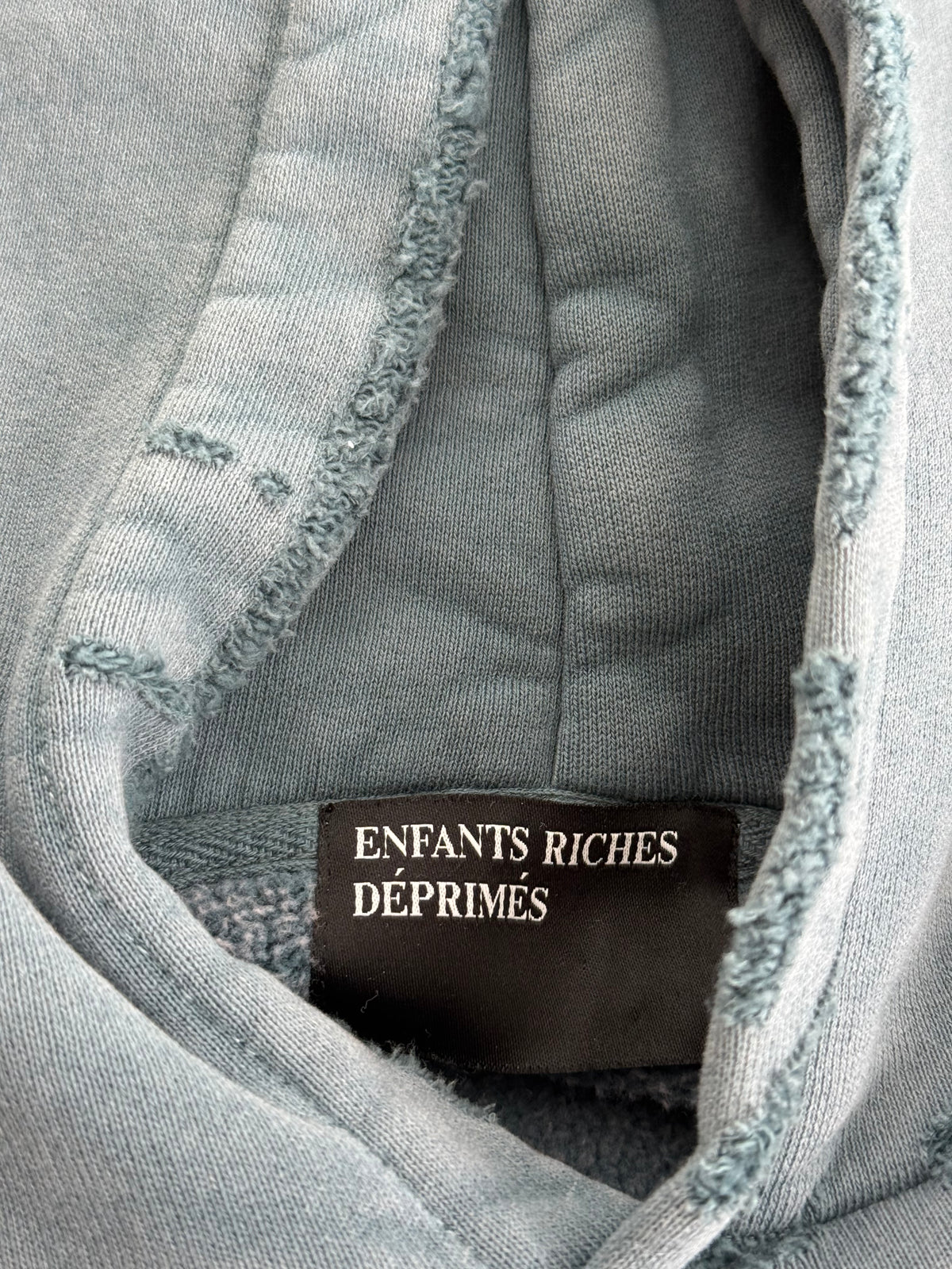 Enfants Riches Deprimes Blue School Days Distressed Hoodie