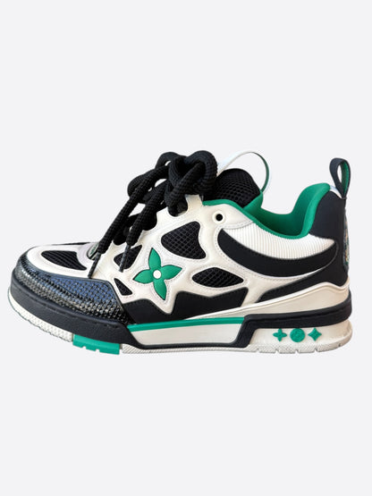 Louis Vuitton Black & Green Skate Trainers