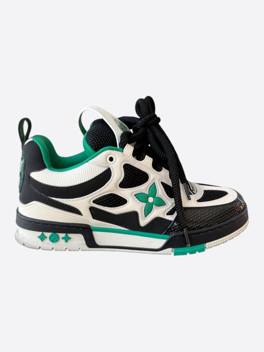 Louis Vuitton Black & Green Skate Trainers