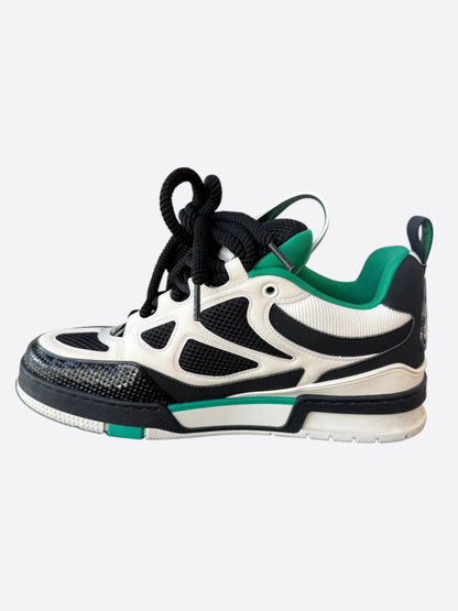 Louis Vuitton Black & Green Skate Trainers