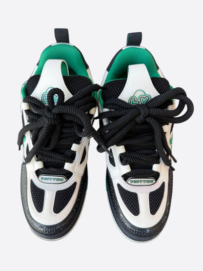 Louis Vuitton Black & Green Skate Trainers