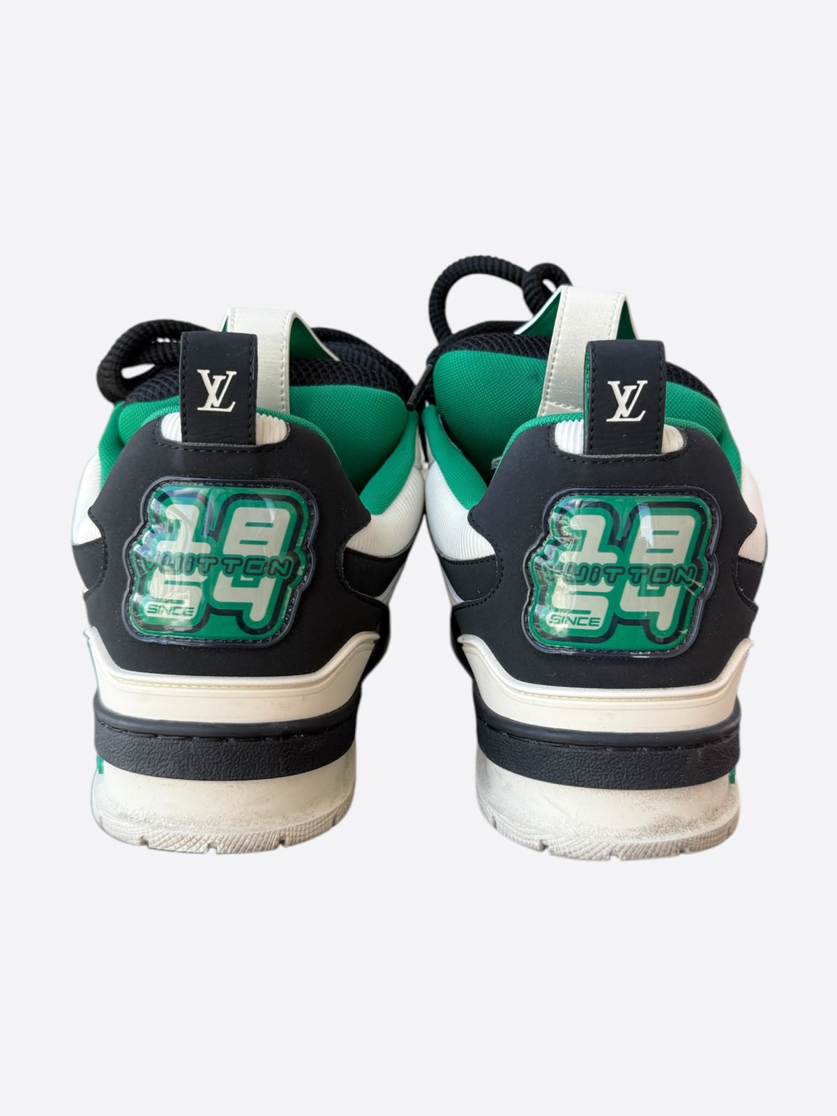 Louis Vuitton Black & Green Skate Trainers