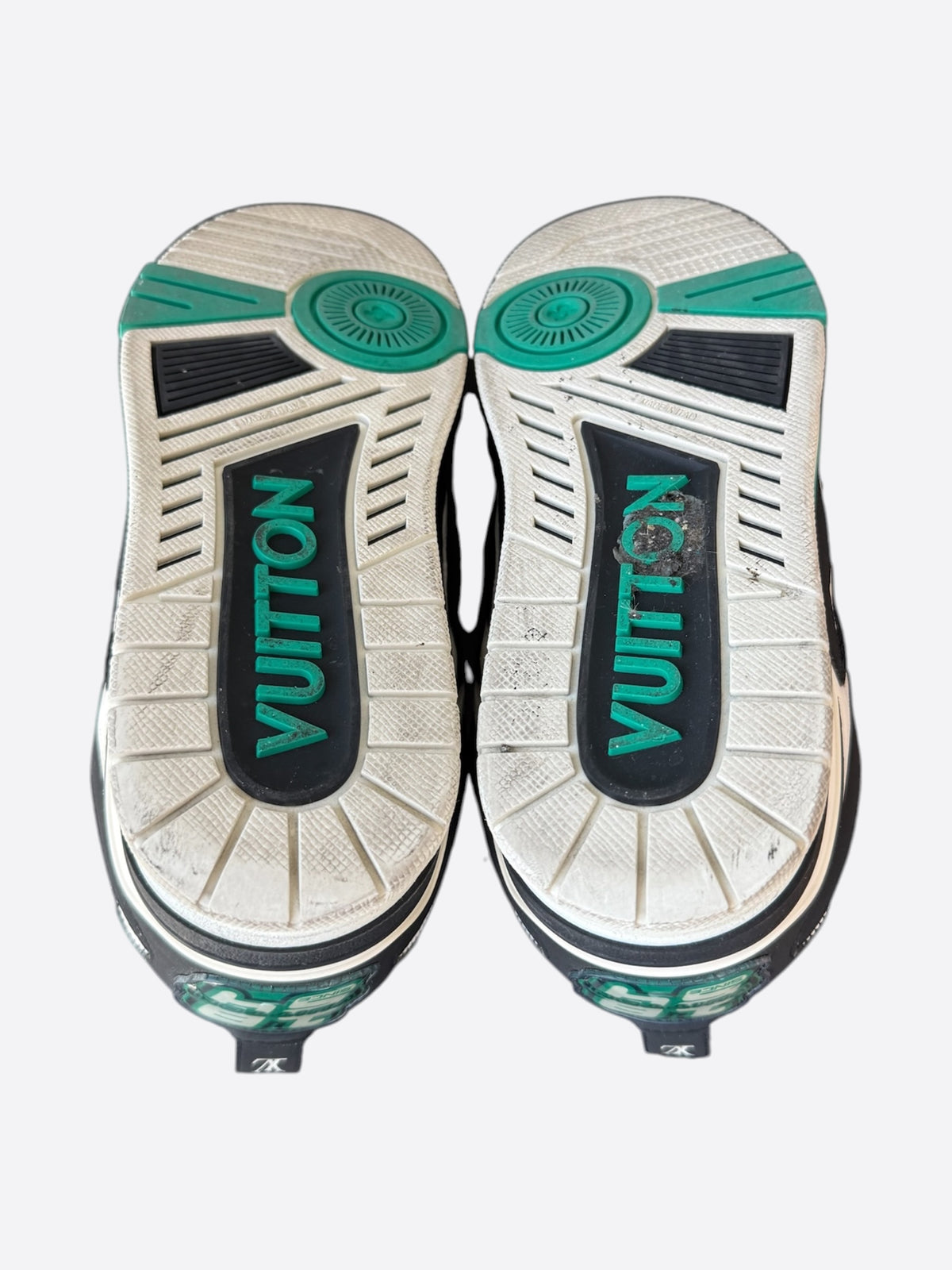 Louis Vuitton Black & Green Skate Trainers