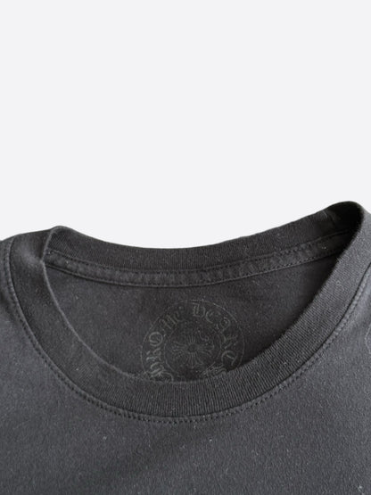 Chrome Hearts Black & White Scroll Logo T-Shirt