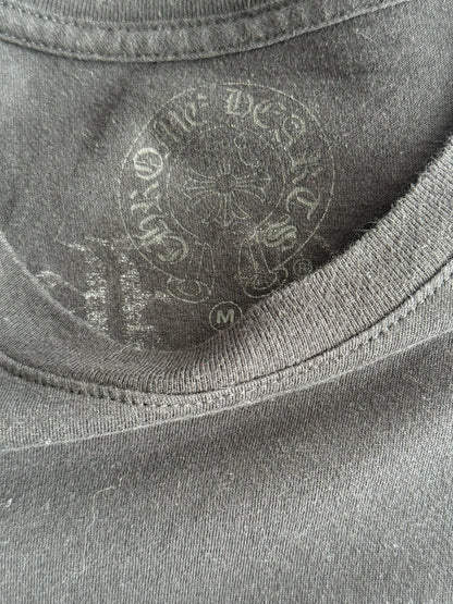Chrome Hearts Black & White Scroll Logo T-Shirt