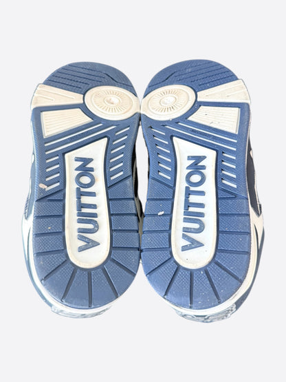 Louis Vuitton Navy & White Skate Trainers