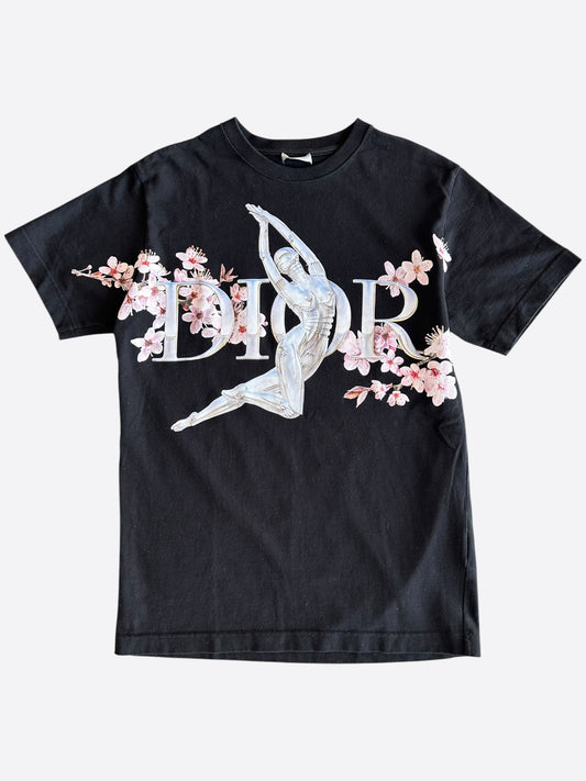 Dior Sorayama Black Robot Lady T-Shirt