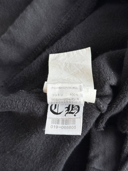 Chrome Hearts Black & White Horseshoe Logo Sweatpants