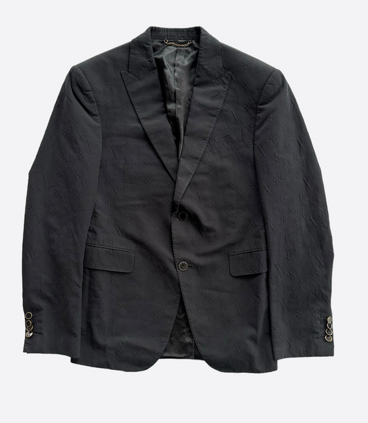 Louis Vuitton Black Monogram Suit Jacket