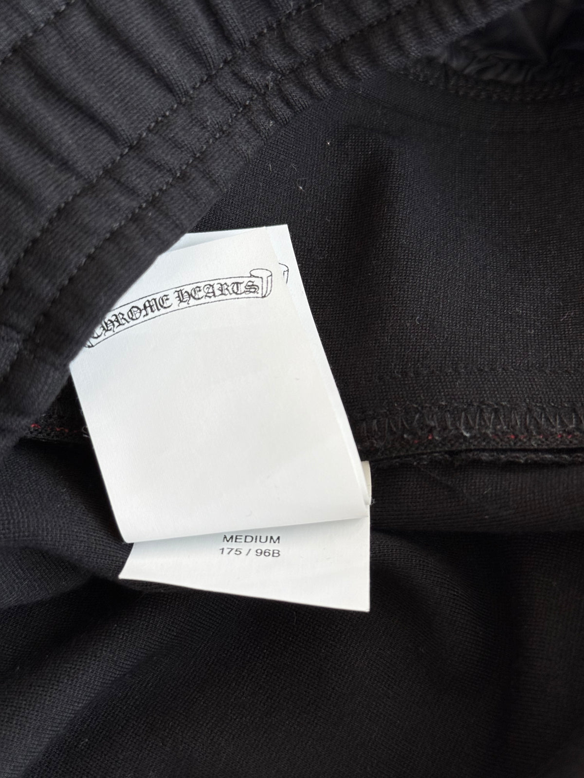 Chrome Hearts Black Matty Boy Chomper Cross Track Pants