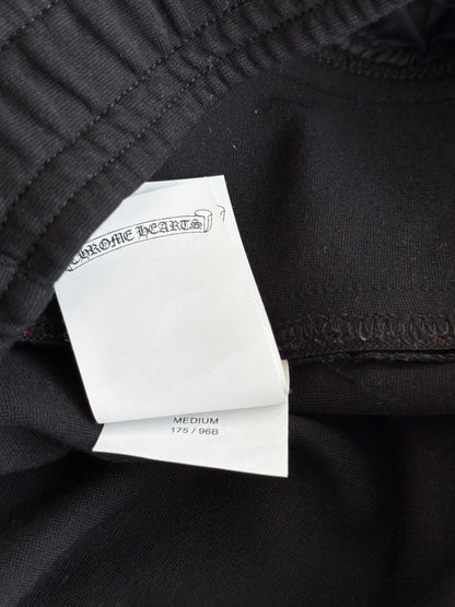 Chrome Hearts Black Matty Boy Chomper Cross Track Pants