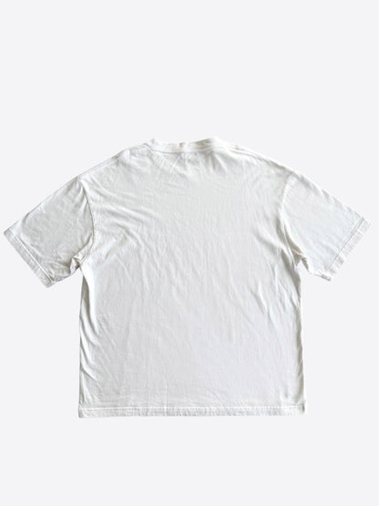 Balenciaga White & Black Logo T-Shirt