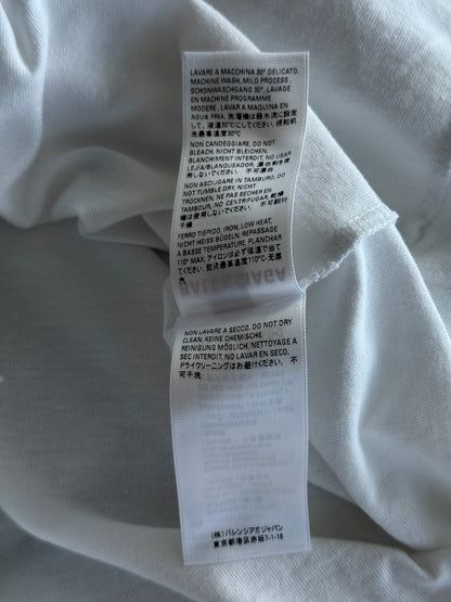 Balenciaga White & Black Logo T-Shirt