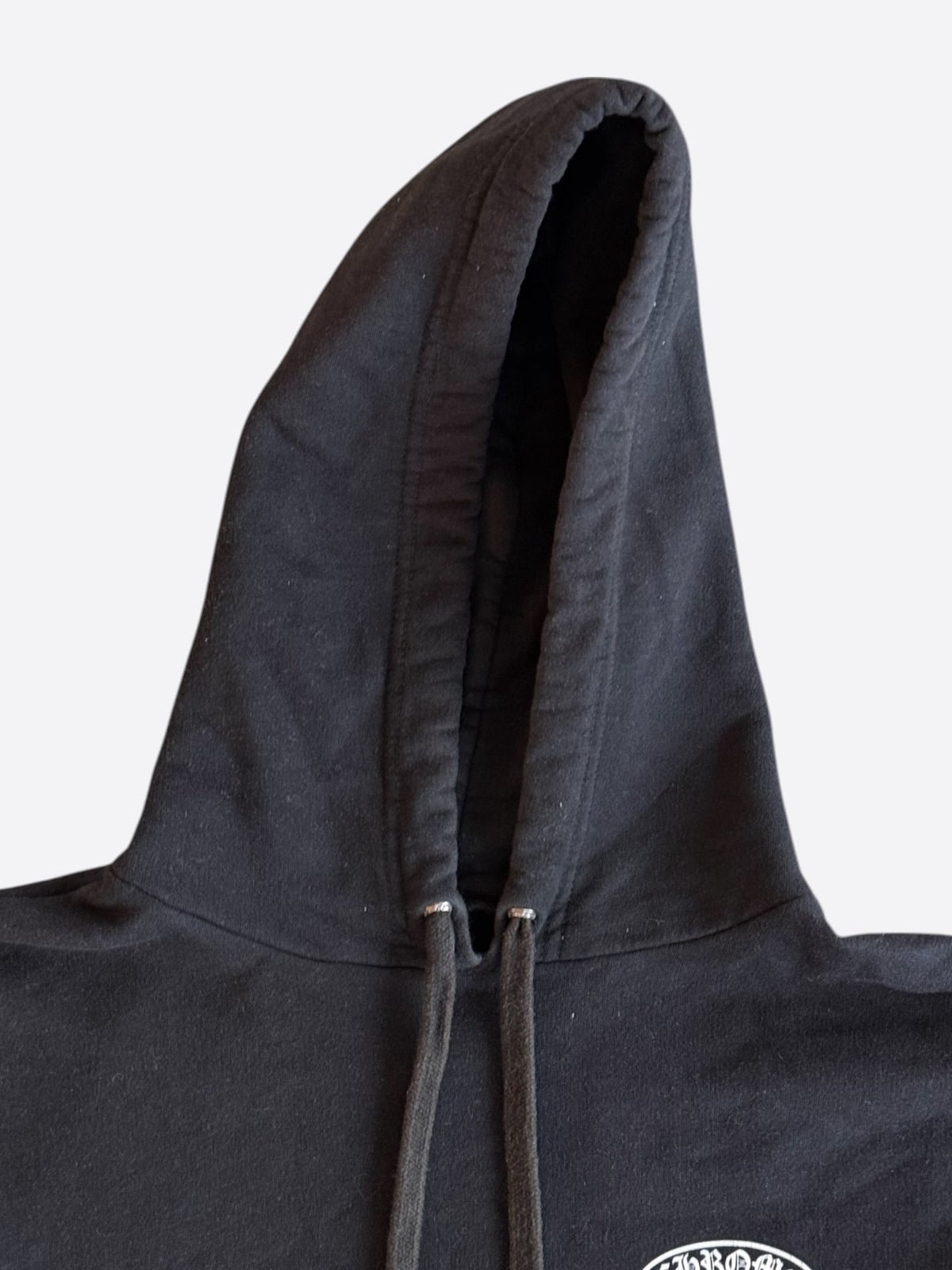 Chrome Hearts Black & White T-Bar Logo Hoodie