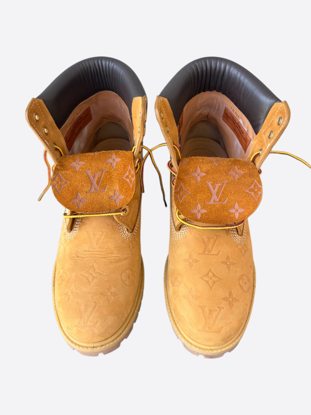 Louis Vuitton Timberland Wheat Monogram Boots