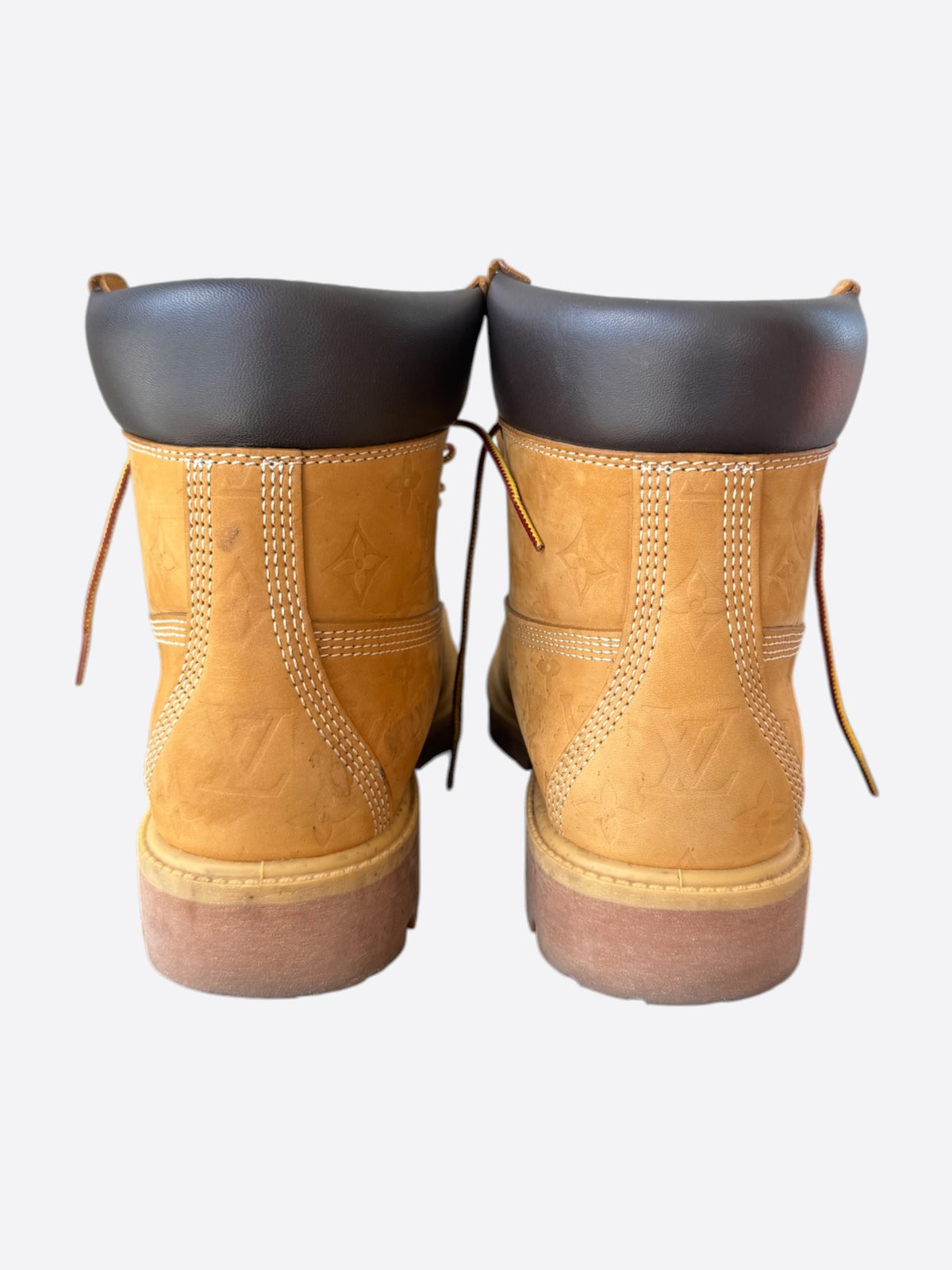 Louis Vuitton Timberland Wheat Monogram Boots