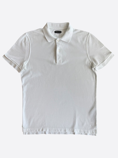 Tom Ford White Polo T-Shirt