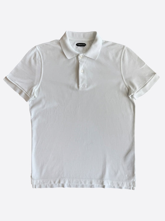 Tom Ford White Polo T-Shirt