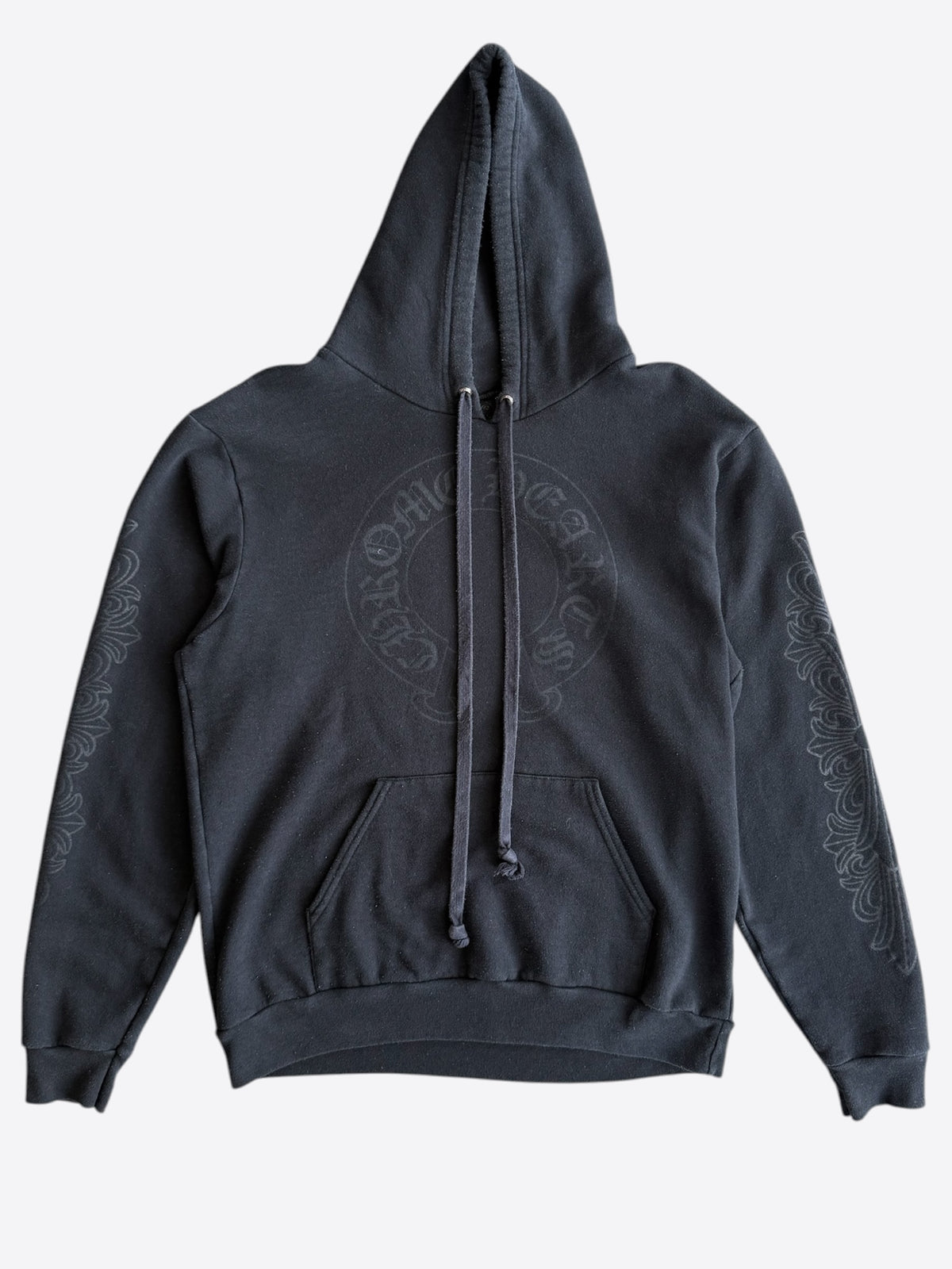 Chrome Hearts Black Matty Boy Horseshoe Chomper Hoodie