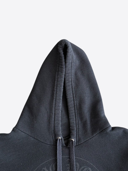 Chrome Hearts Black Matty Boy Horseshoe Chomper Hoodie