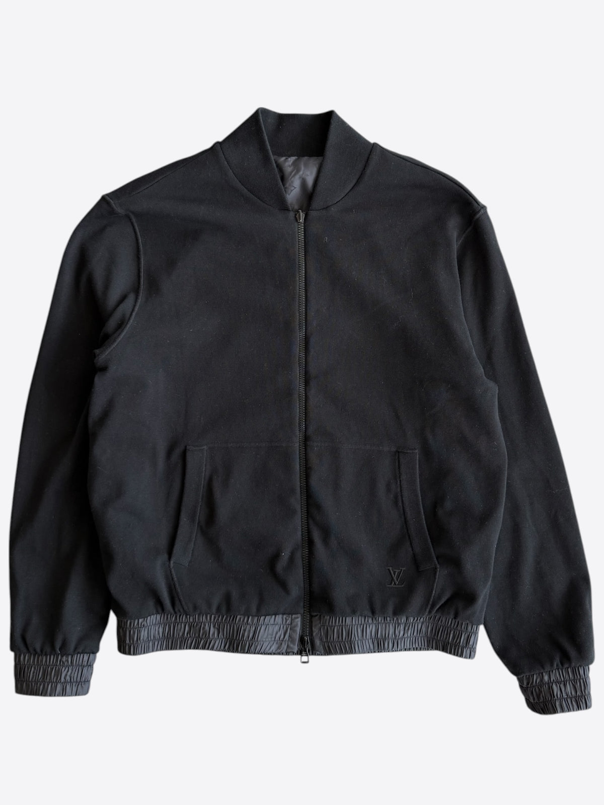 Louis Vuitton Black Monogram Reversible Bomber Jacket
