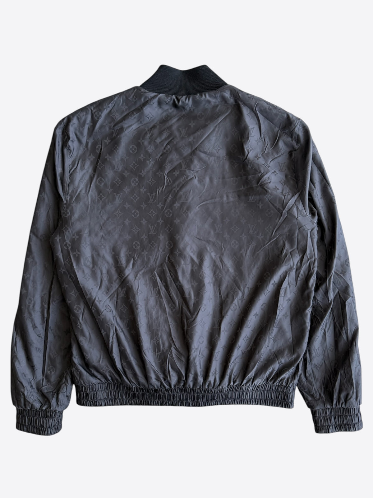 Louis Vuitton Black Monogram Reversible Bomber Jacket