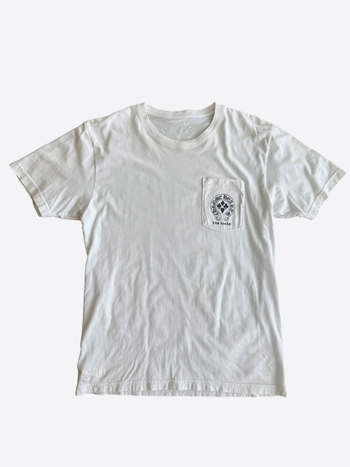 Chrome Hearts White & Black Welcome To Las Vegas T-Shirt