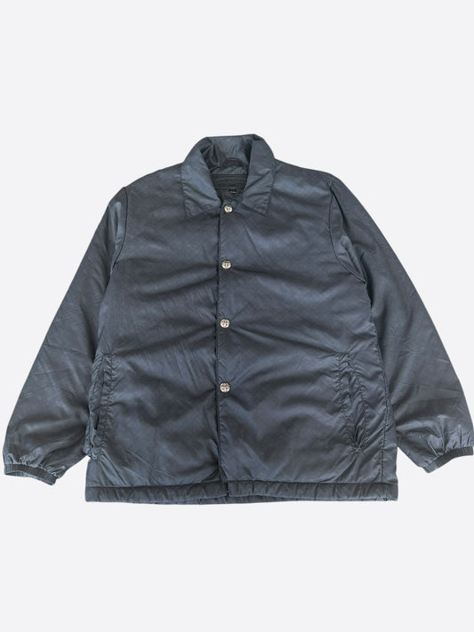 Chrome Hearts Black Cross Jacquard Coach Jacket
