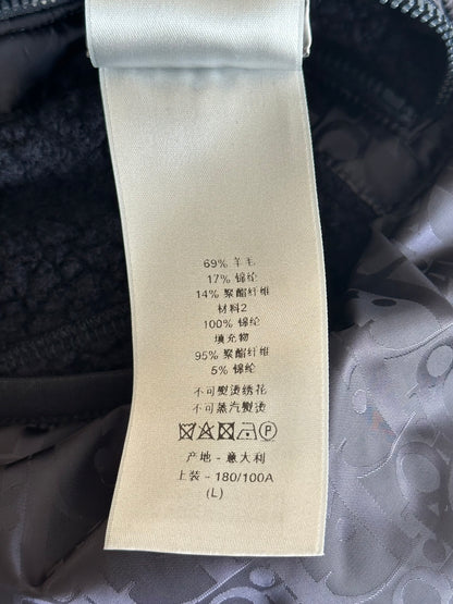 Dior Navy Oblique Hybrid Fleece Vest