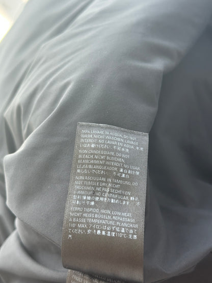 Balenciaga Black & White All Over Logo Puffer Jacket