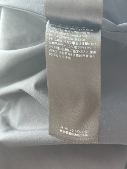 Balenciaga Black & White All Over Logo Puffer Jacket